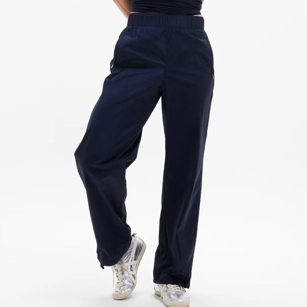 NWT Athleta Petite Rise Pants in Navy Blue